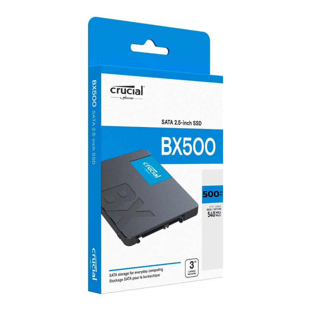Crucial BX500 500GB 3D NAND SATA 2.5-inch SSD