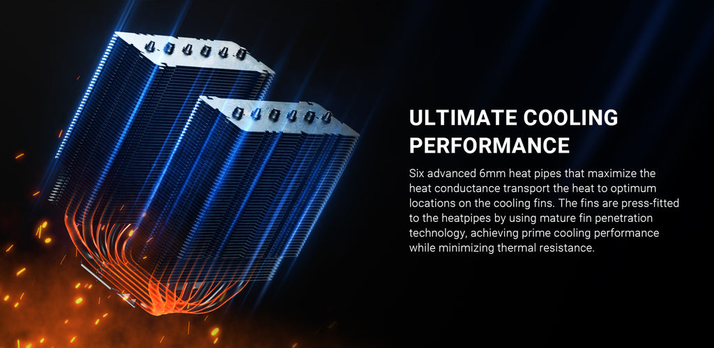 ID-COOLING FROZN A620 PRO SE ARGB CPU air cooler - view 2