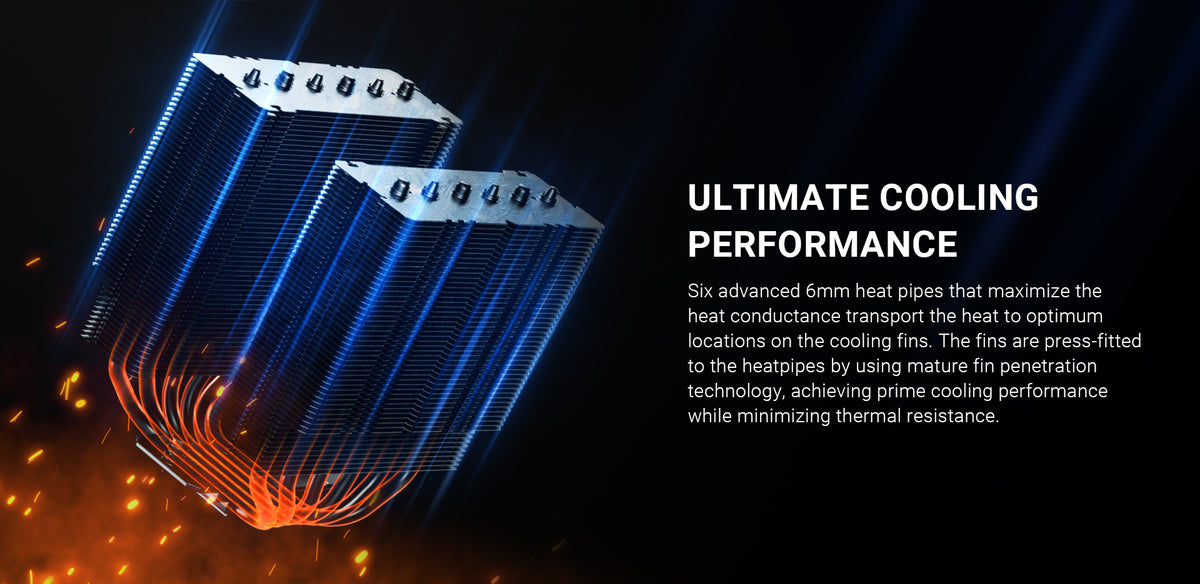 ID-COOLING FROZN A620 PRO SE ARGB CPU air cooler - view 2