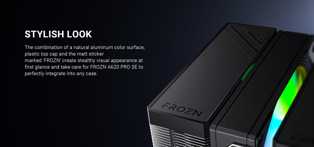 ID-COOLING FROZN A620 PRO SE ARGB CPU air cooler - view 3