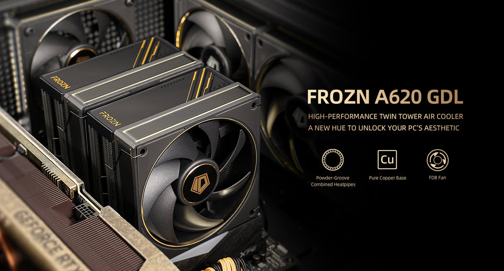 ID-COOLING FROZN A620 GDL Black/Gold CPU air cooler