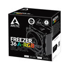 ARCTIC FREEZER 36 A-RGB BLACK DUAL FAN CPU AIR COOLER