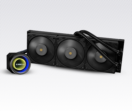 LI GALAHAD II TRINITY PERFORMANCE 360MM AIO BLACK LIQUID COOLER