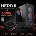 Xigmatek Hero II Mid Tower Gaming Case with 600W Power Supply