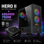 Xigmatek Hero II Mid Tower Gaming Case with Asgarde 750W Power Supply