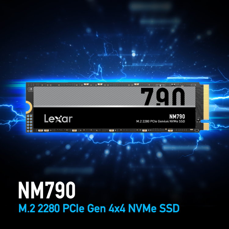 Lexar NM790 1TB M.2 NVMe PCIe Gen4 SSD