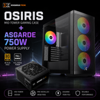 Xigmatek Osiris Mid Tower Gaming Case with Asgarde 750W Power Supply