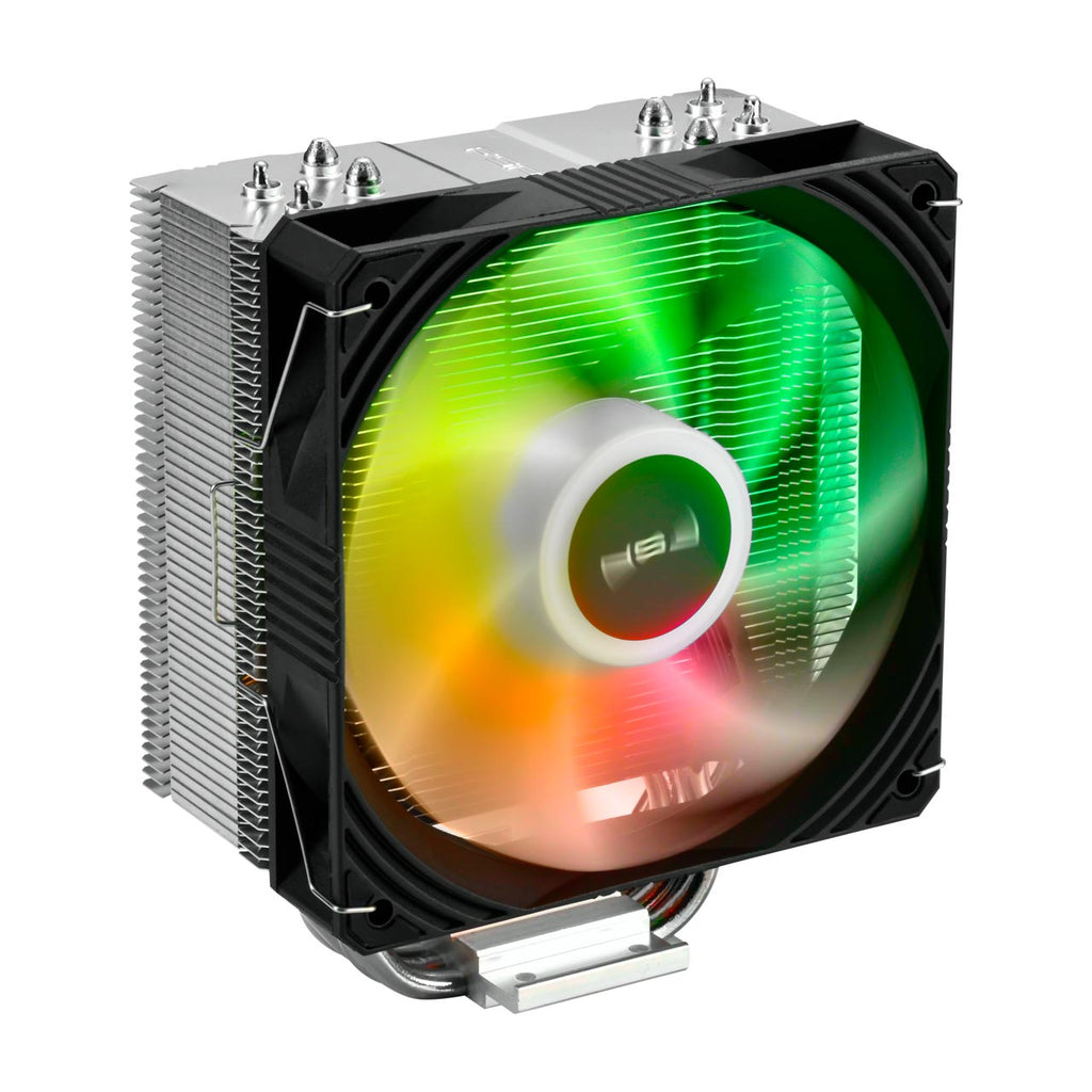 FSP NE5 120mm ARGB CPU air cooler, front view