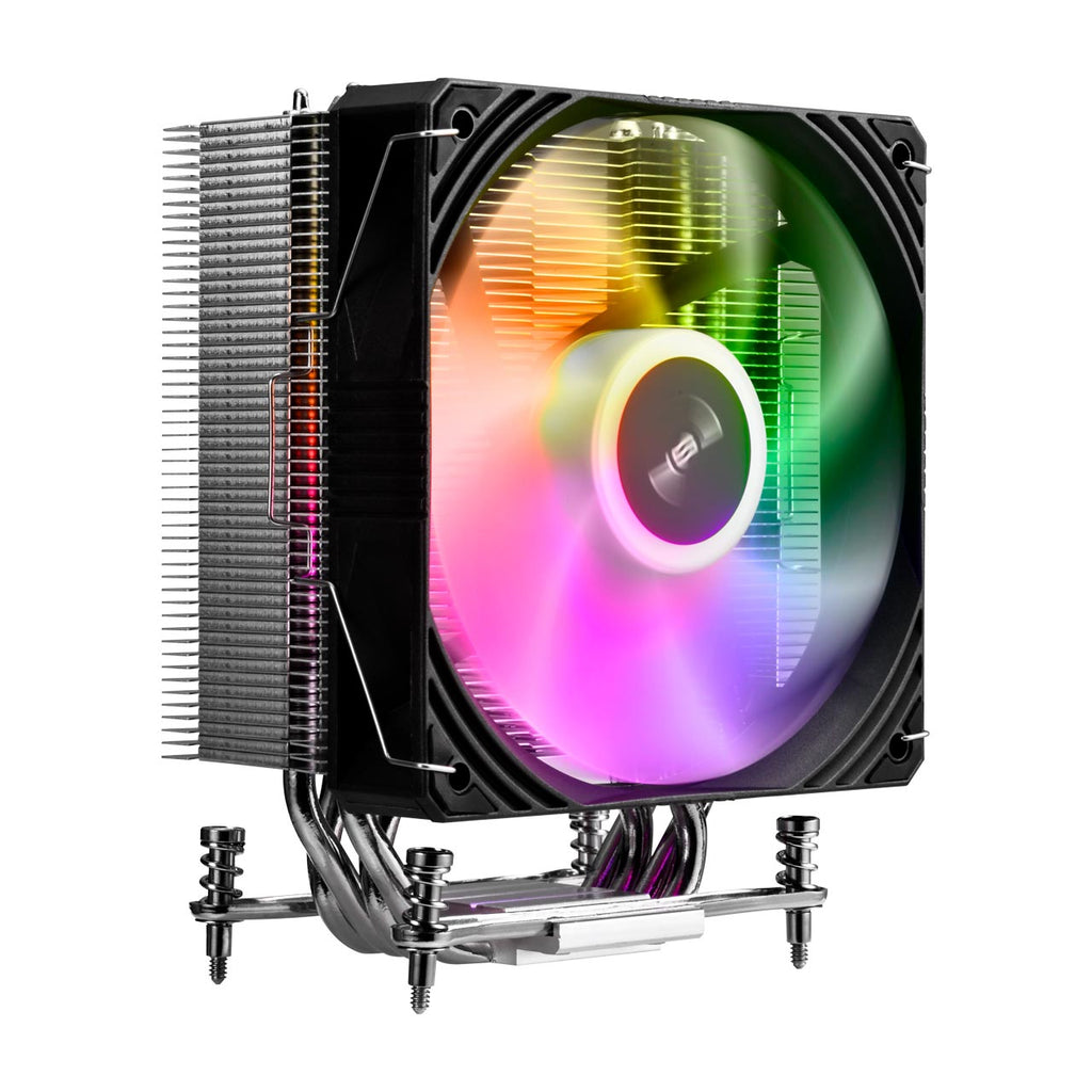 FSP NE5 120mm ARGB CPU air cooler, rear view