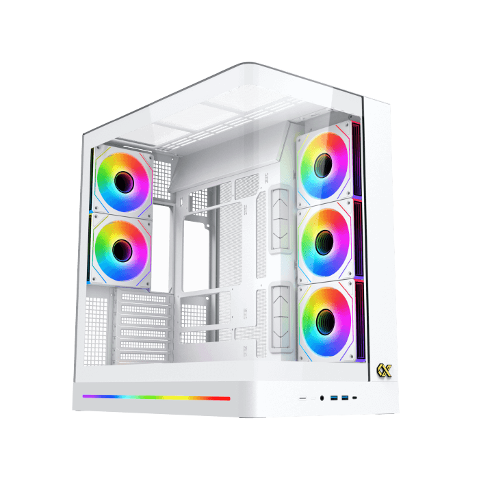 Xigmatek PANO II CURVED TG + 8FAN ARGB