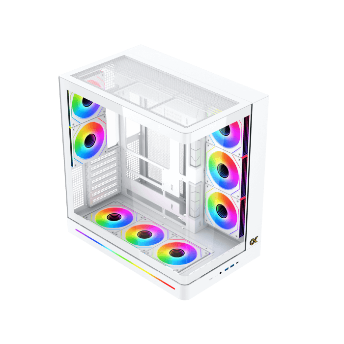 Xigmatek PANO II CURVED TG + 8FAN ARGB