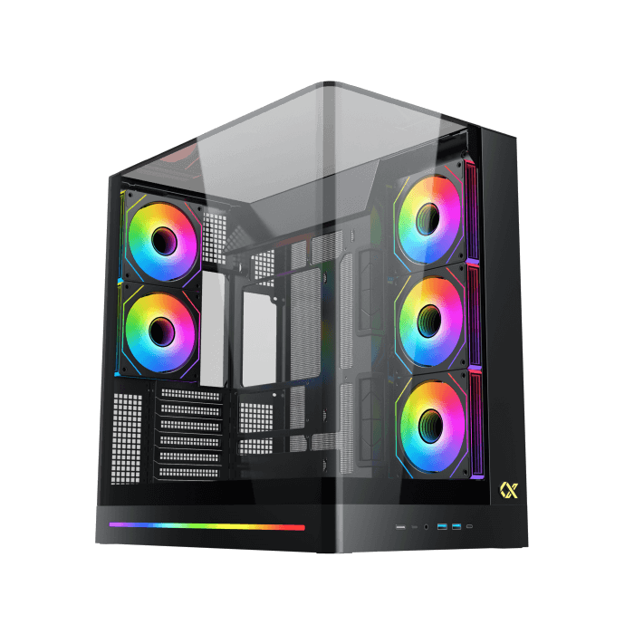 Xigmatek PANO II CURVED TG + 8FAN ARGB