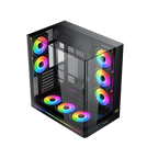 Xigmatek PANO II CURVED TG + 8FAN ARGB