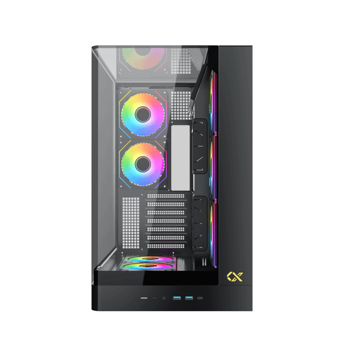 Xigmatek PANO II CURVED TG + 8FAN ARGB