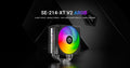 ID-COOLING SE-214-XT V2 ARGB CPU air cooler