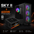Xigmatek Sky II Mid Tower Gaming Case with 600W Power Supply