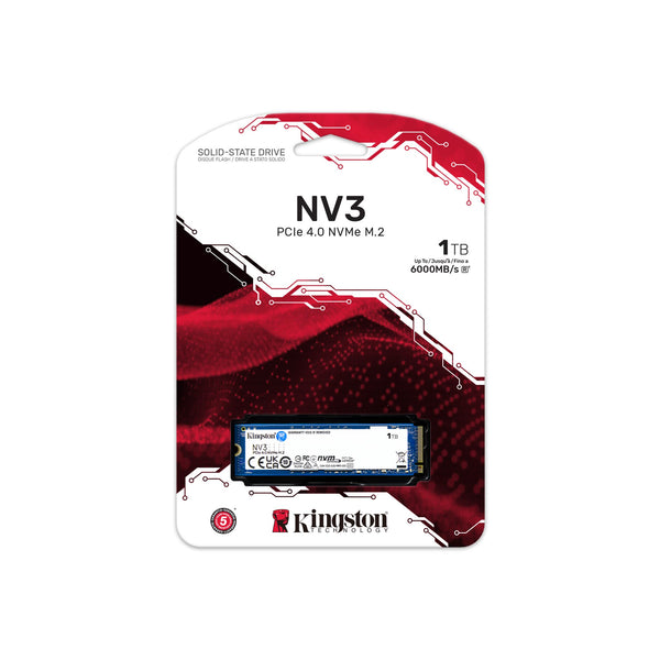 Kingston NV3 1TB PCIe Gen4 NVMe M.2 SSD