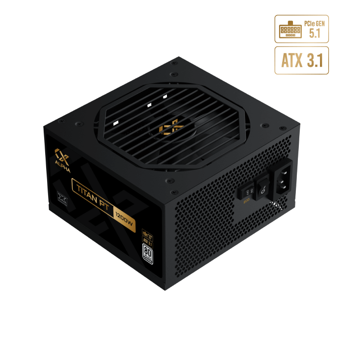XIGMATEK TITAN PT 1200W PLATINUM - ATX3.1/ PCIe5 POWER SUPPLY