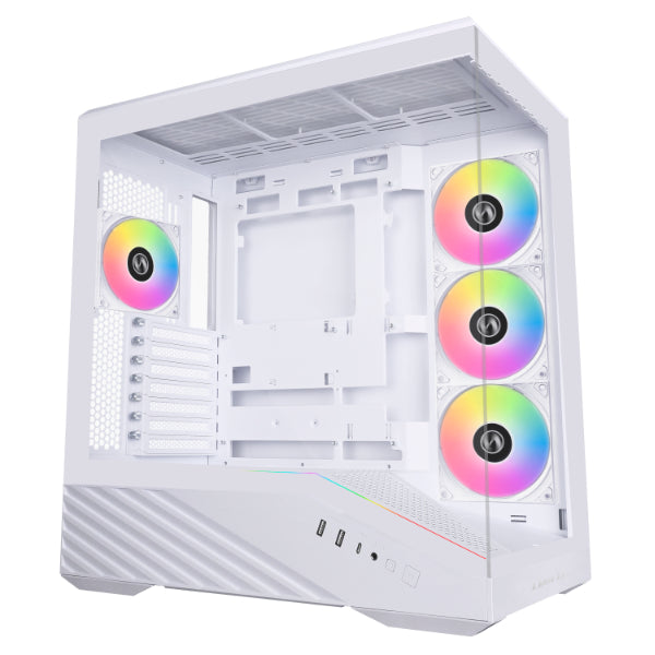 LIAN LI VECTOR V100R 4FAN ARGB WHITE / BLACK + POWER SR850