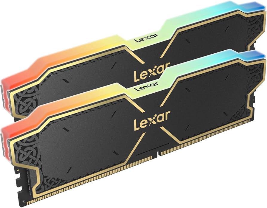 Lexar THOR RGB 32GB (2×16GB) DDR5-6000 CL38 UDIMM Desktop Memory