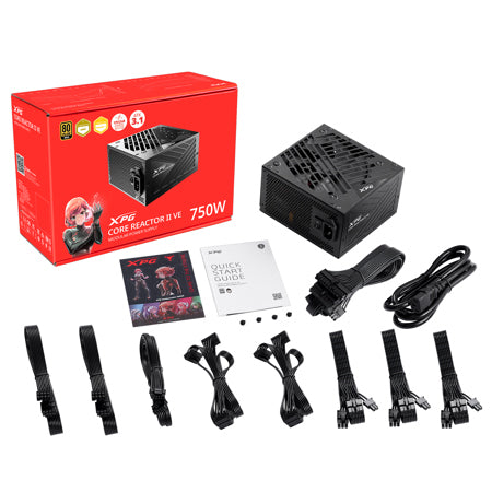 XPG Core Reactor II VE 750W 80 PLUS Gold fully modular PSU