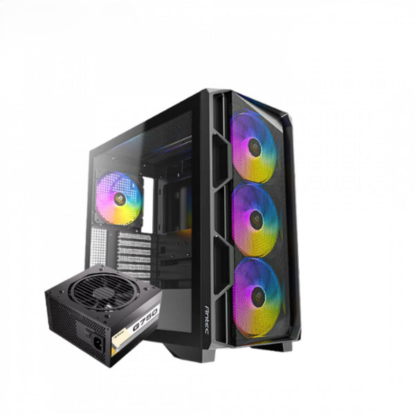 Antec AX1000 Mid Tower Gaming Case with G750W Power Supply & 4 ARGB Fans