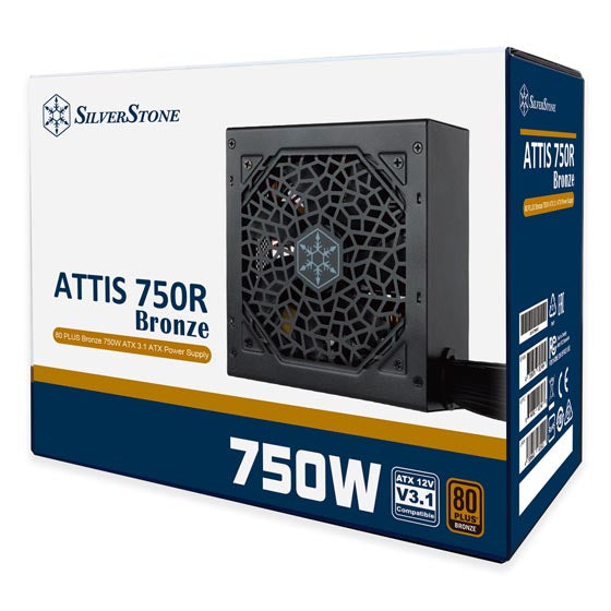 SilverStone ATTIS 750W 80 PLUS Bronze Power Supply