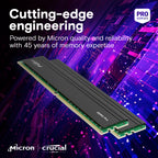 Crucial Pro 64GB Kit (2x32GB) DDR4-3200 UDIMM Desktop Memory
