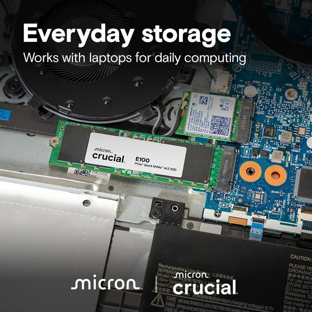 Crucial E100 1TB Gen4 M.2 Nvme 2280 SSD