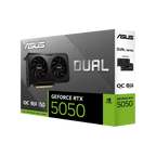 ASUS Dual GeForce RTX™ 5050 8GB GDDR6 OC Edition