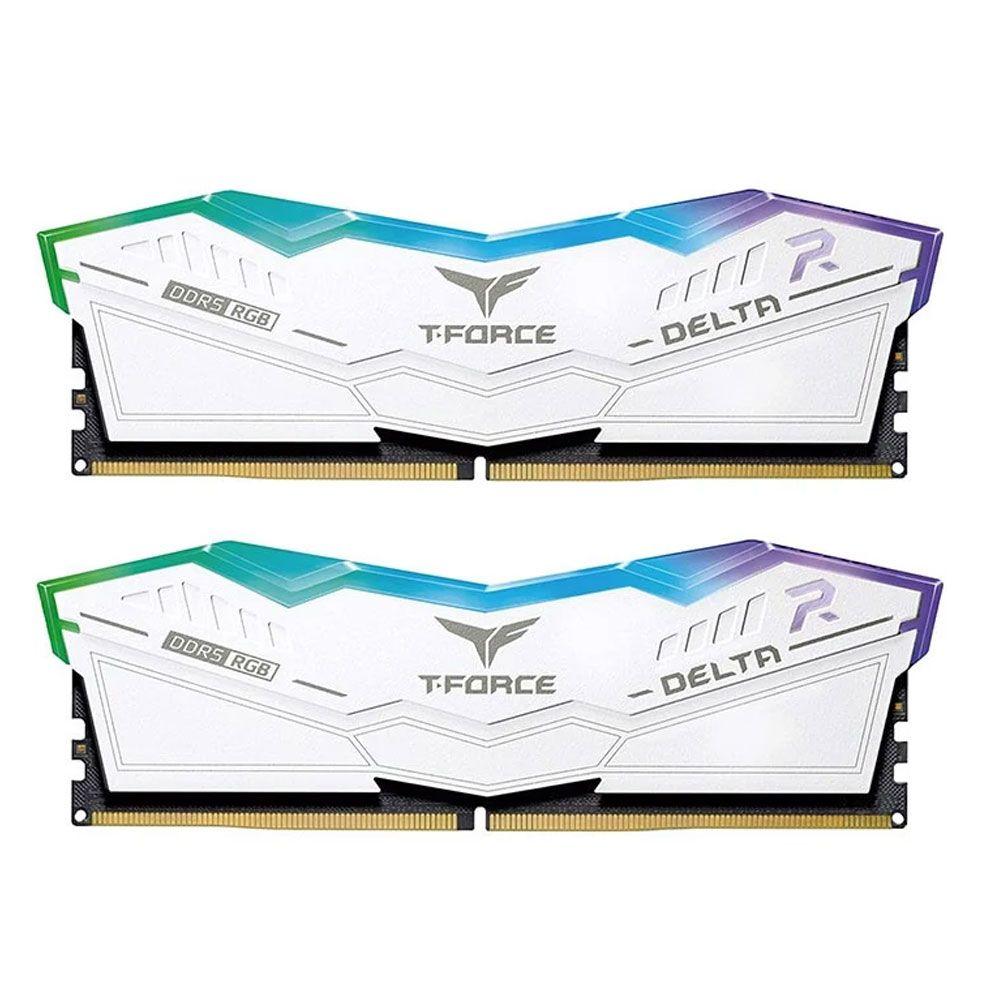TeamGroup T-Force DELTA RGB 32GB (2×16GB) DDR5-6000 UDIMM Desktop Memory