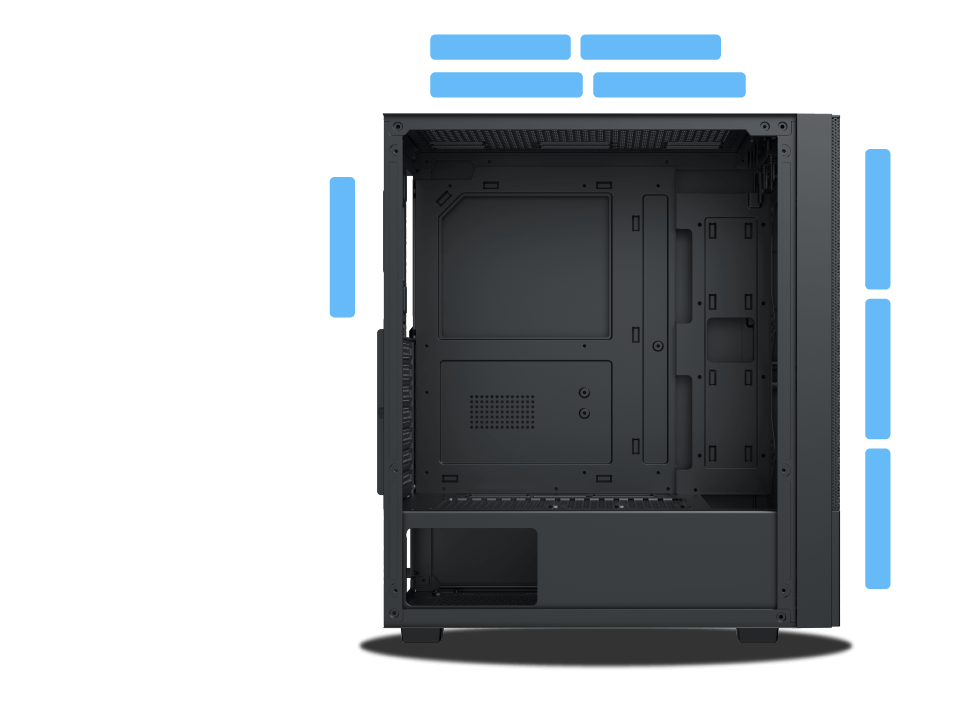 Xigmatek Hero II Mid Tower Gaming Case with 600W Power Supply