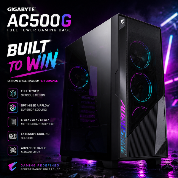 Gigabyte AC500G Full Tower Gaming Case