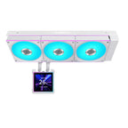 LIAN LI HYDROSHIFT II LCD-S 360CL 360MM AIO WHITE LIQUID COOLER
