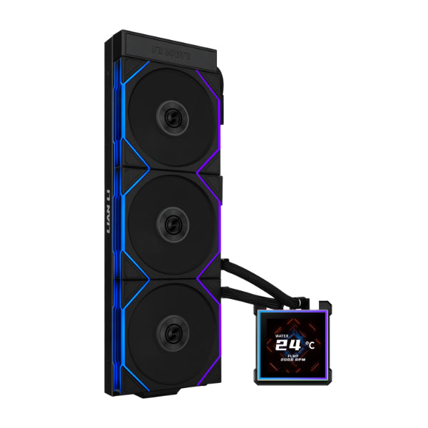 LIAN LI HYDROSHIFT II LCD-S 360TL 360MM AIO WHITE LIQUID COOLER