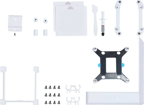 LIAN LI HYDROSHIFT LCD 360 360mm AIO white liquid CPU cooler