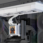 LIAN LI HYDROSHIFT LCD 360 360mm AIO white liquid CPU cooler - view 2