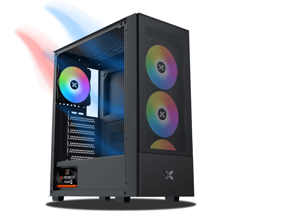 Xigmatek Hero II Mid Tower Gaming Case with Asgarde 750W Power Supply