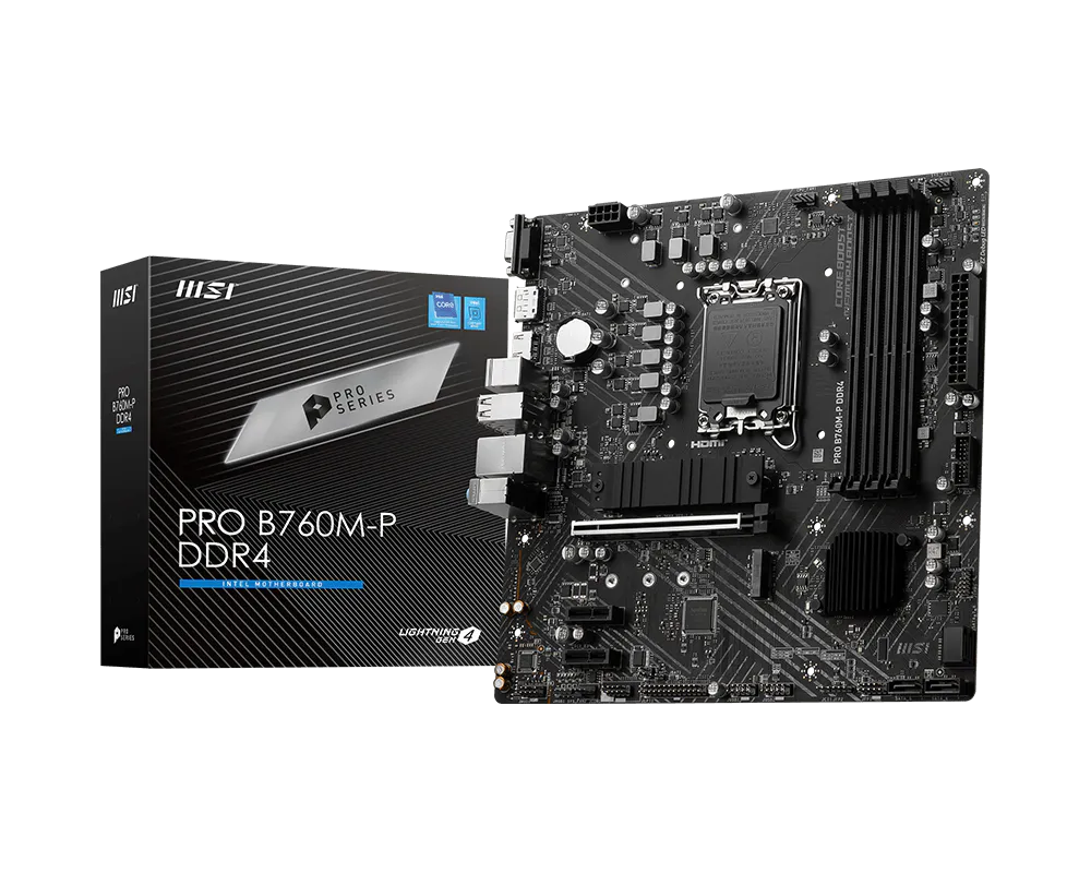 MSI PRO B760M-P DDR4