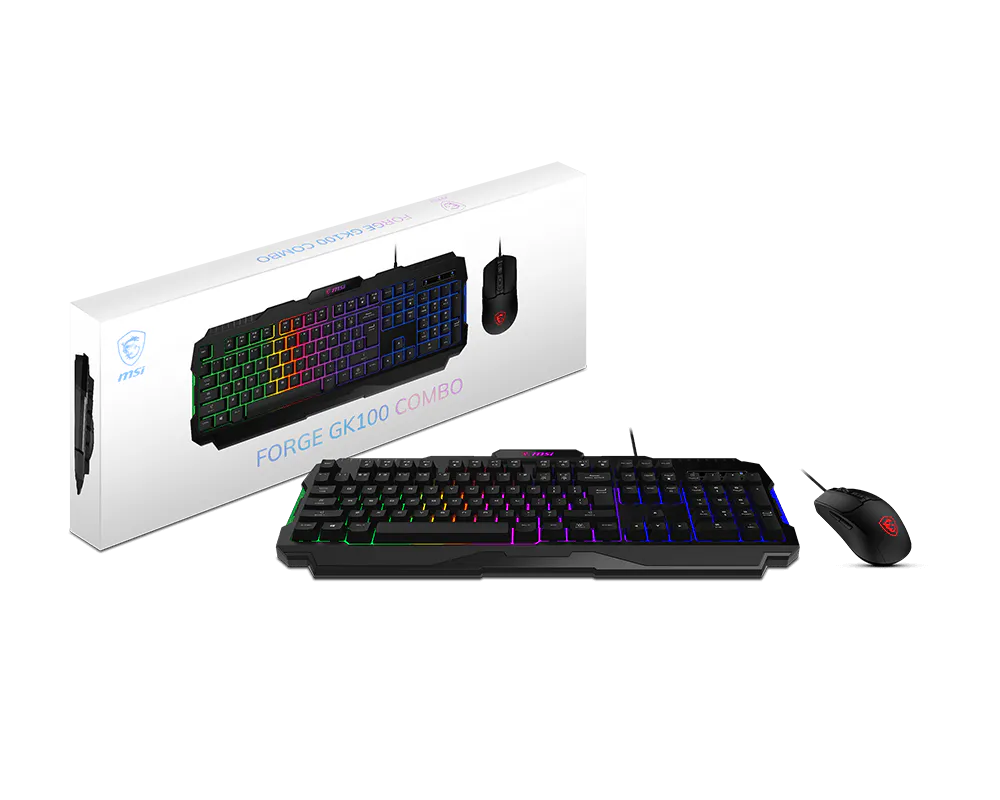 MSI FORGE GK100 COMBO KB + Mouse