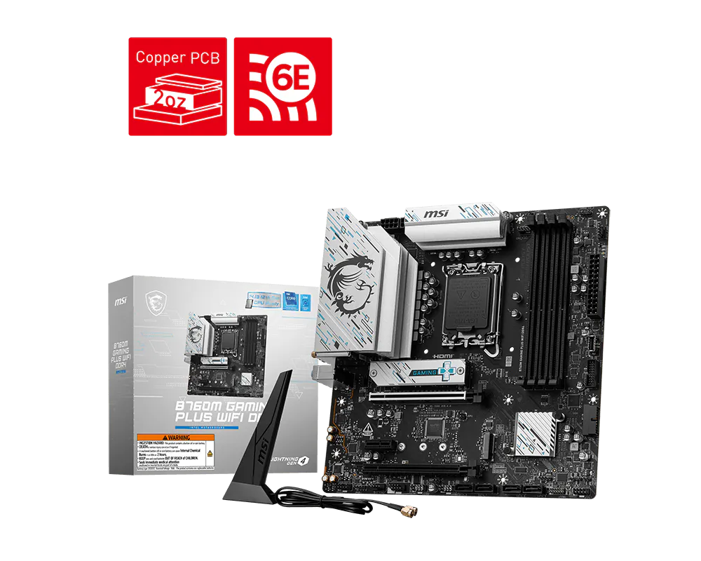 MSI B760M GAMING PLUS WIFI DDR4