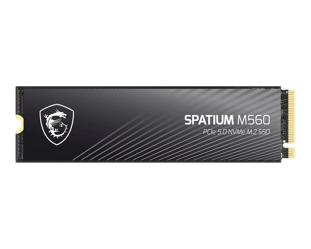 MSI SPATIUM M560 1TB PCIe 5.0 NVMe M.2 Internal SSD