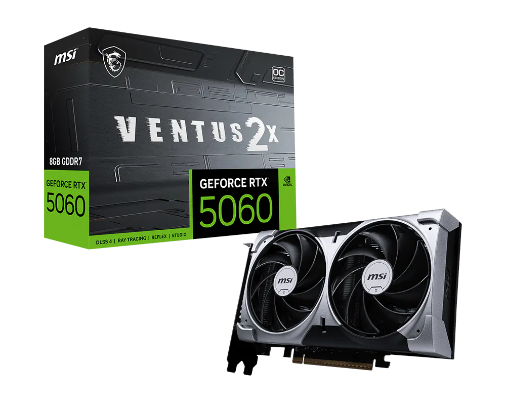 MSI GeForce RTX™ 5060 8G VENTUS 2X OC