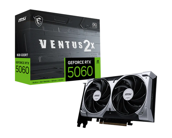 MSI GeForce RTX™ 5060 8G VENTUS 2X OC