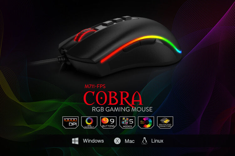 Redragon M711-FPS Cobra FPS gaming mouse - view 2
