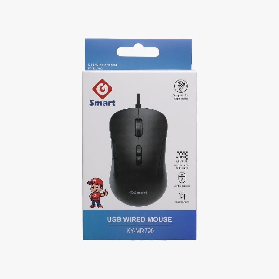 SMART KY-MR790 USB wired mouse - retail box