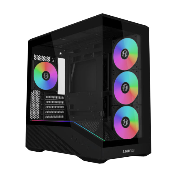 LIAN LI VECTOR V100R MINI 4FAN ARGB BLACK + POWER SR750 GOLD