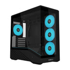 LIAN LI VECTOR V100R MINI 4FAN ARGB BLACK + POWER SR750 GOLD