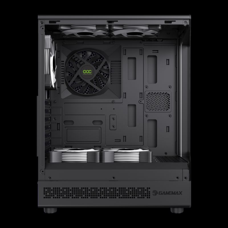 GAMEMAX Vista COC AB ATX Mid Tower Gaming Case with 750W Power Supply - view 3