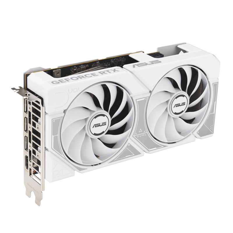 ASUS DUAL GeForce RTX 5060 8GB GDDR7 OC Edition White graphics card - view 3